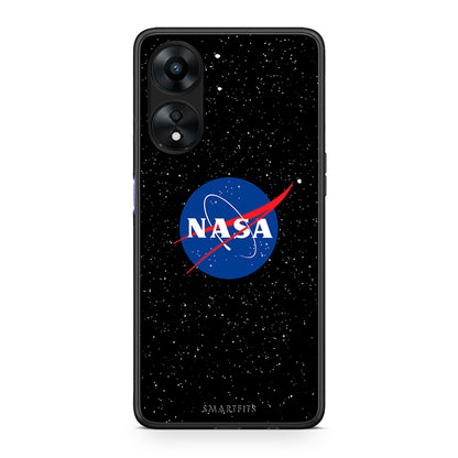 Θήκη Oppo A78 PopArt NASA από τη Smartfits με σχέδιο στο πίσω μέρος και μαύρο περίβλημα | Oppo A78 PopArt NASA Case with Colorful Back and Black Bezels