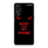 Thumbnail for Θήκη Oppo A78 Touch My Phone από τη Smartfits με σχέδιο στο πίσω μέρος και μαύρο περίβλημα | Oppo A78 Touch My Phone Case with Colorful Back and Black Bezels