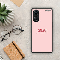 Thumbnail for Θήκη Oppo A78 XOXO Love από τη Smartfits με σχέδιο στο πίσω μέρος και μαύρο περίβλημα | Oppo A78 XOXO Love Case with Colorful Back and Black Bezels