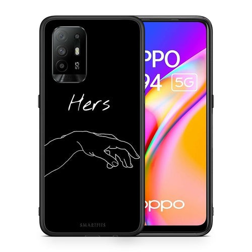 Θήκη Αγίου Βαλεντίνου Oppo A94 5G Aeshetic Love 1 από τη Smartfits με σχέδιο στο πίσω μέρος και μαύρο περίβλημα | Oppo A94 5G Aeshetic Love 1 case with colorful back and black bezels