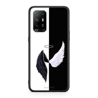 Thumbnail for Oppo A94 5G Angels Demons θήκη από τη Smartfits με σχέδιο στο πίσω μέρος και μαύρο περίβλημα | Smartphone case with colorful back and black bezels by Smartfits