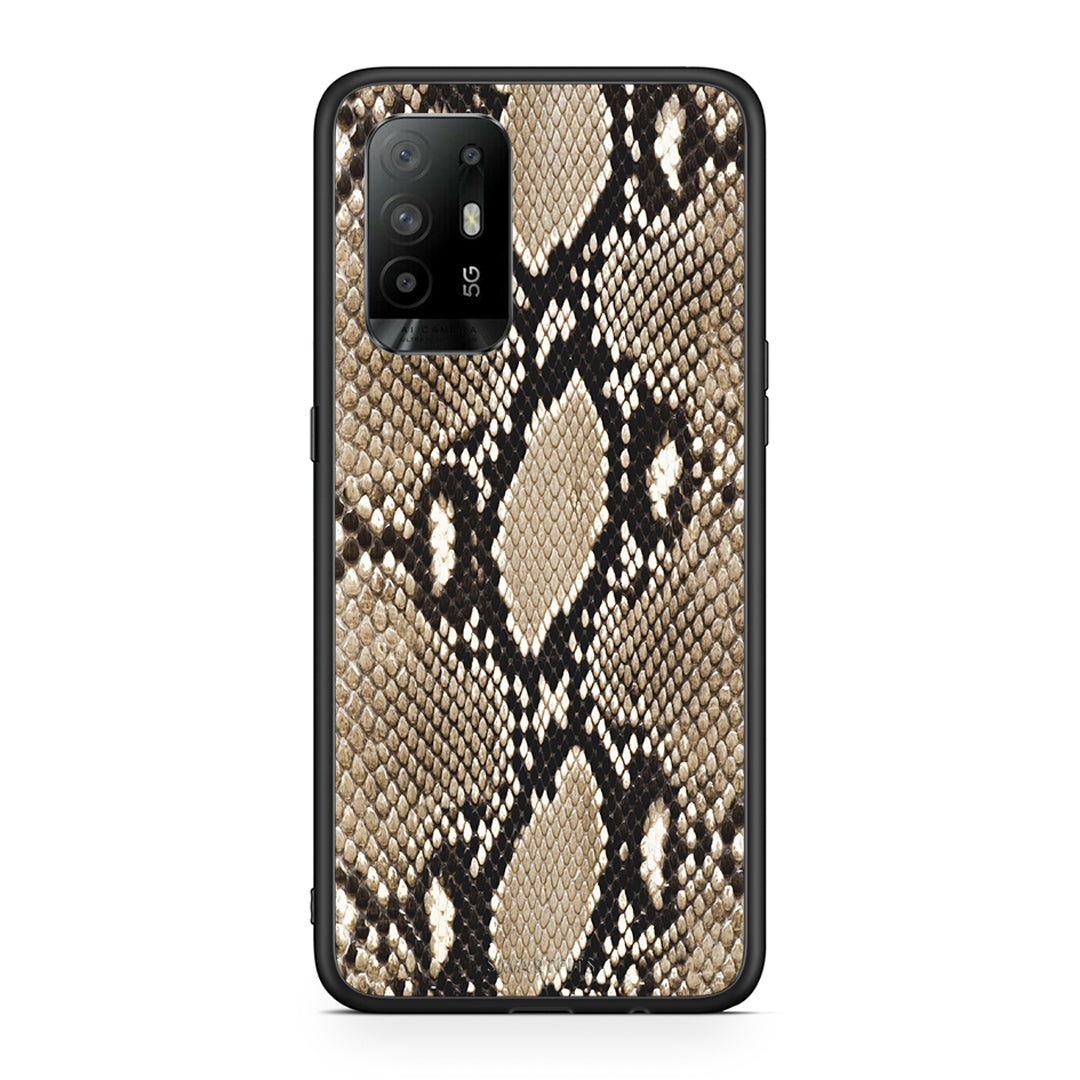 23 - Oppo A94 5G Fashion Snake Animal case, cover, bumper
