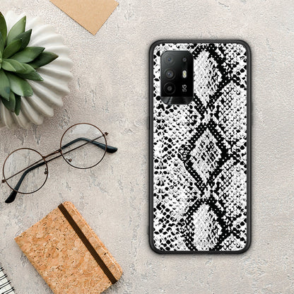 Animal White Snake - Oppo A94 5G / F19 Pro / Reno5 Lite θήκη