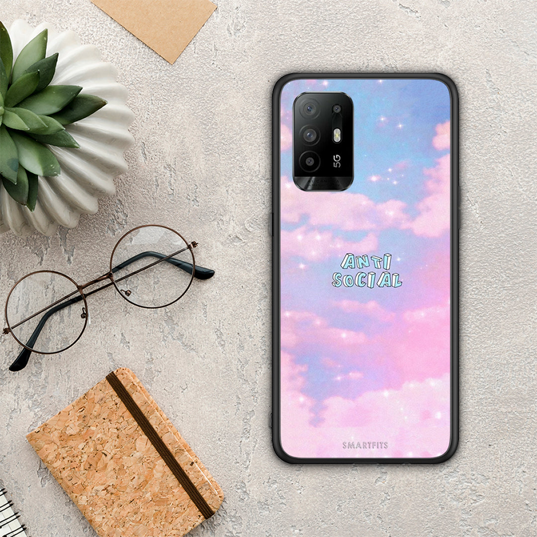 Anti Social - Oppo A94 5G / F19 Pro / Reno5 Lite θήκη