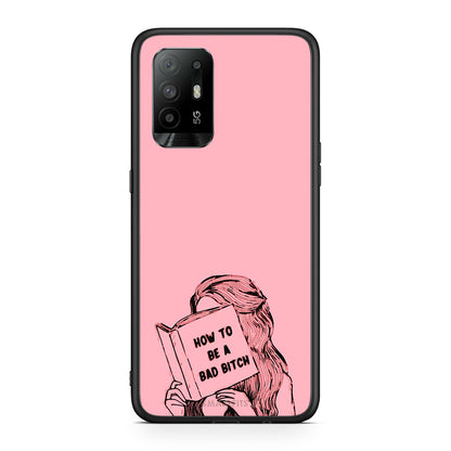 Oppo A94 5G Bad Bitch θήκη από τη Smartfits με σχέδιο στο πίσω μέρος και μαύρο περίβλημα | Smartphone case with colorful back and black bezels by Smartfits