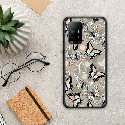 Boho Butterflies - Oppo A94 5G / F19 Pro / Reno5 Lite θήκη