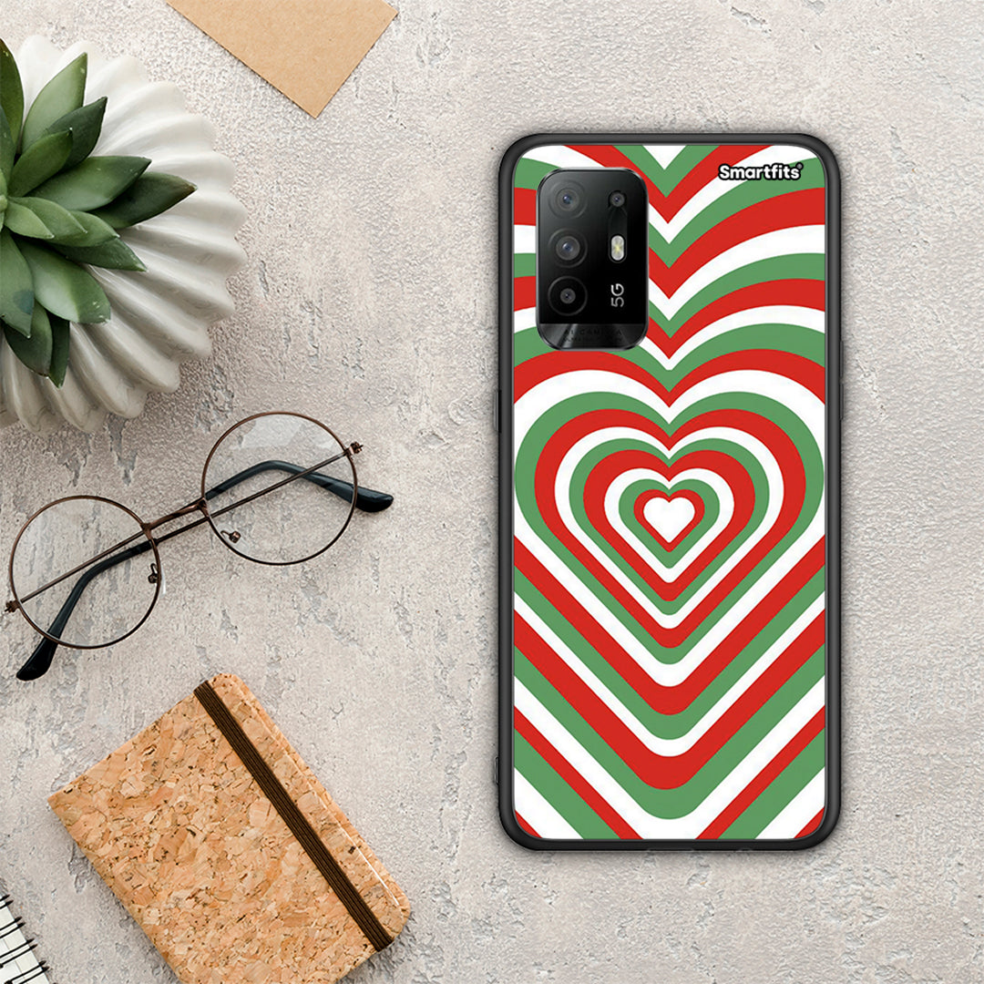 Christmas Hearts - Oppo A94 5G / F19 Pro / Reno5 Lite θήκη