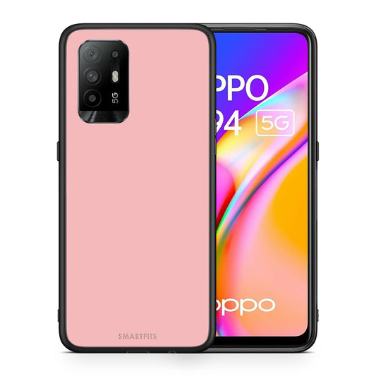 Θήκη Oppo A94 5G Nude Color από τη Smartfits με σχέδιο στο πίσω μέρος και μαύρο περίβλημα | Oppo A94 5G Nude Color case with colorful back and black bezels