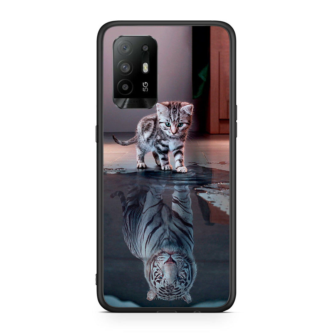 4 - Oppo A94 5G Tiger Cute case, cover, bumper