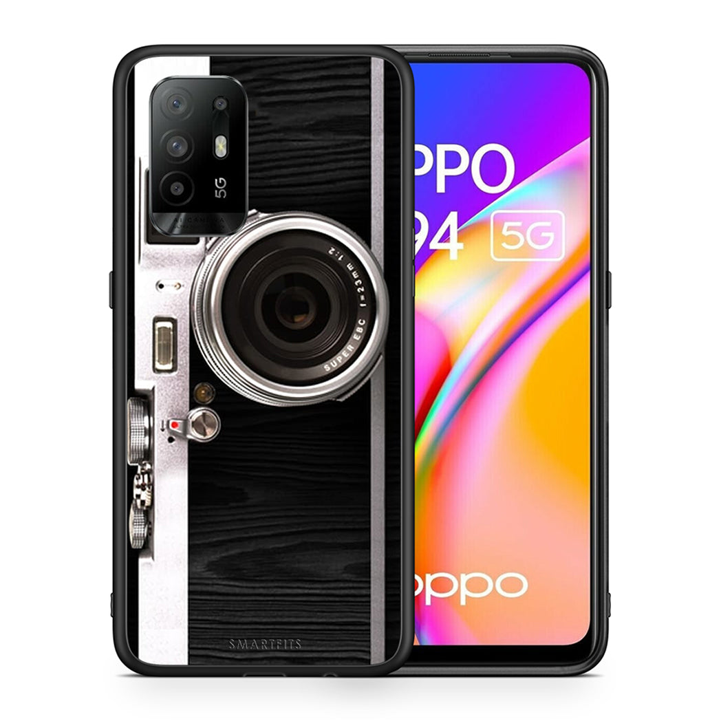 Θήκη Oppo A94 5G Emily In Paris από τη Smartfits με σχέδιο στο πίσω μέρος και μαύρο περίβλημα | Oppo A94 5G Emily In Paris case with colorful back and black bezels