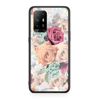 99 - Oppo A94 5G Bouquet Floral case, cover, bumper