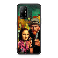 Thumbnail for Oppo A94 5G Funny Art θήκη από τη Smartfits με σχέδιο στο πίσω μέρος και μαύρο περίβλημα | Smartphone case with colorful back and black bezels by Smartfits