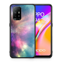 Thumbnail for Θήκη Oppo A94 5G Rainbow Galaxy από τη Smartfits με σχέδιο στο πίσω μέρος και μαύρο περίβλημα | Oppo A94 5G Rainbow Galaxy case with colorful back and black bezels