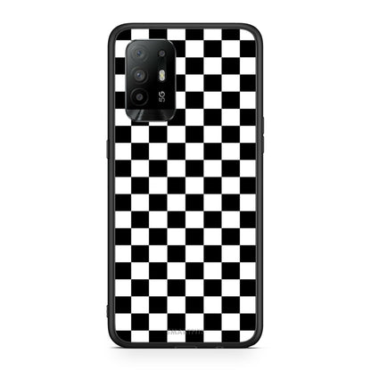 4 - Oppo A94 5G Squares Geometric case, cover, bumper