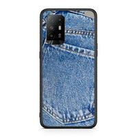 Thumbnail for Oppo A94 5G Jeans Pocket θήκη από τη Smartfits με σχέδιο στο πίσω μέρος και μαύρο περίβλημα | Smartphone case with colorful back and black bezels by Smartfits