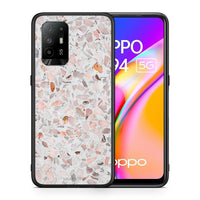 Thumbnail for Θήκη Oppo A94 5G Marble Terrazzo από τη Smartfits με σχέδιο στο πίσω μέρος και μαύρο περίβλημα | Oppo A94 5G Marble Terrazzo case with colorful back and black bezels