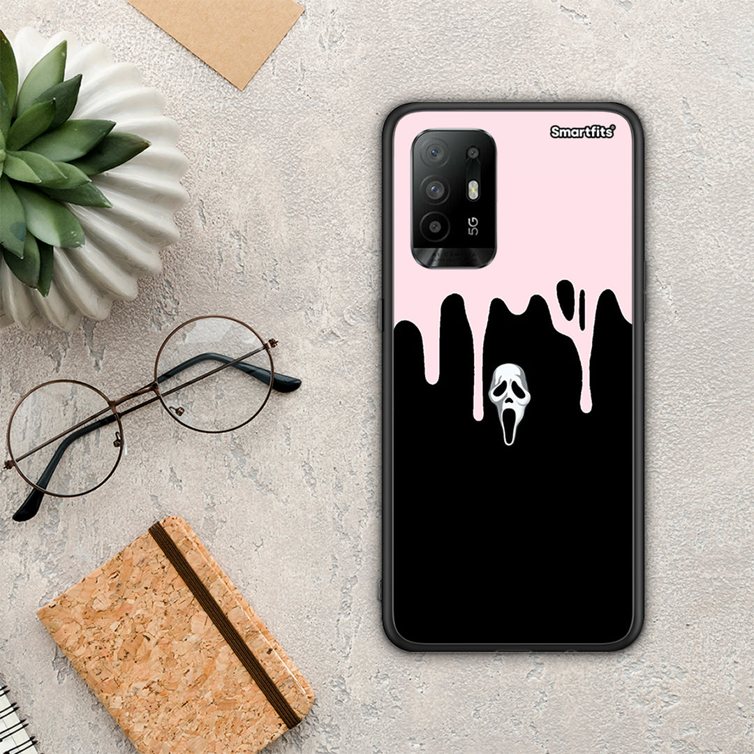 Melting Halloween Mask - Oppo A94 5G / F19 Pro / Reno5 Lite θήκη