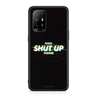 Thumbnail for Oppo A94 5G OMG ShutUp θήκη από τη Smartfits με σχέδιο στο πίσω μέρος και μαύρο περίβλημα | Smartphone case with colorful back and black bezels by Smartfits