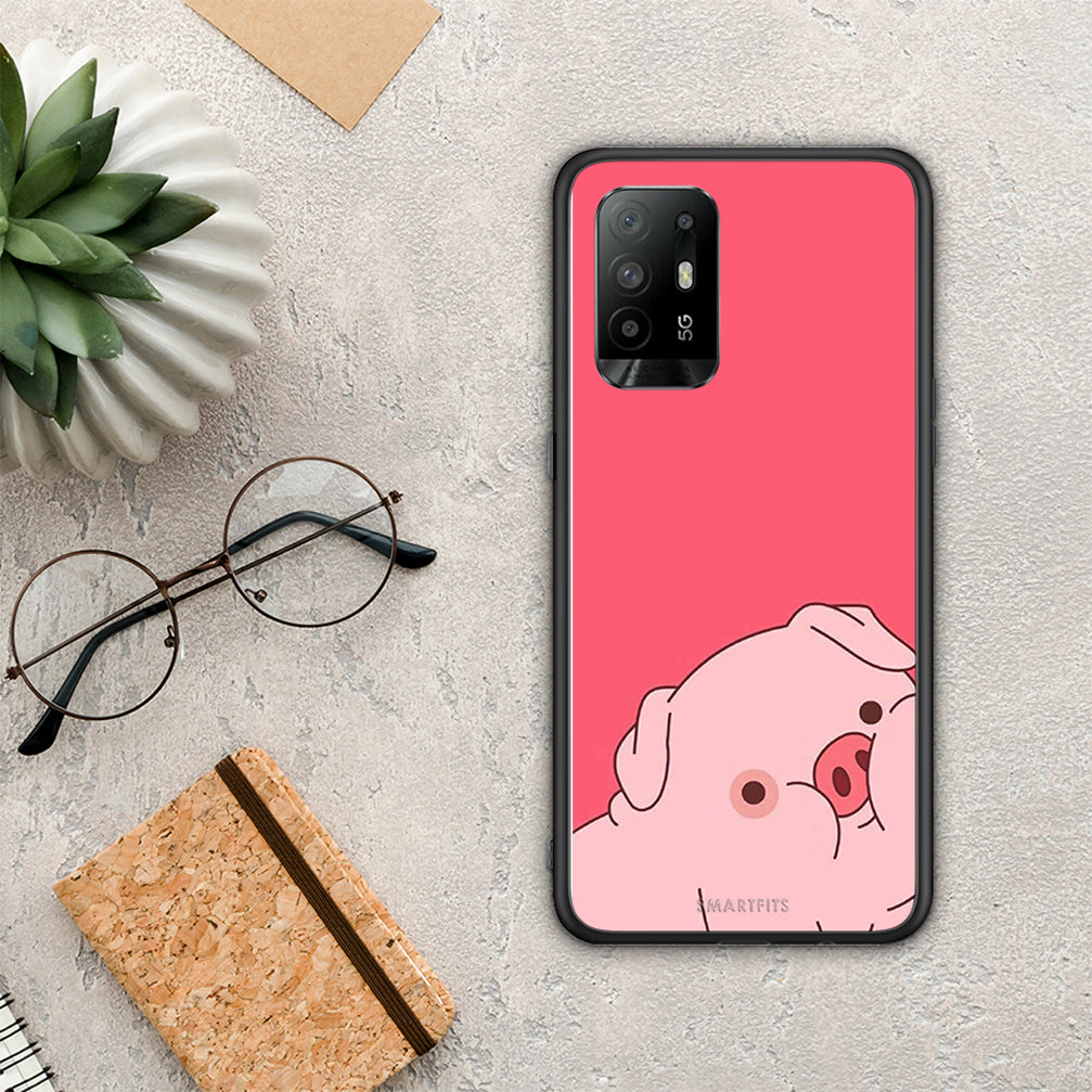 Pig Love 1 - Oppo A94 5G / F19 Pro / Reno5 Lite θήκη