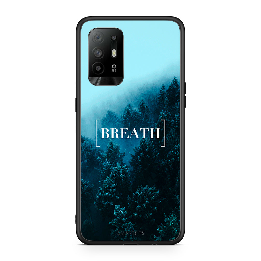 4 - Oppo A94 5G Breath Quote case, cover, bumper