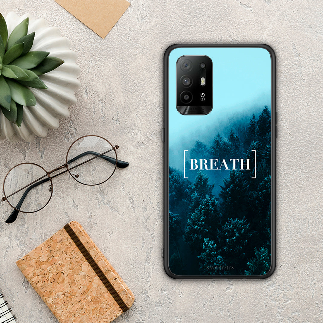 Quote Breath - Oppo A94 5G / F19 Pro / Reno5 Lite θήκη