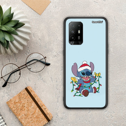 Santa Stich - Oppo A94 5G / F19 Pro / Reno5 Lite θήκη