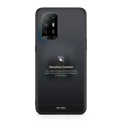 Oppo A94 5G Sensitive Content θήκη από τη Smartfits με σχέδιο στο πίσω μέρος και μαύρο περίβλημα | Smartphone case with colorful back and black bezels by Smartfits