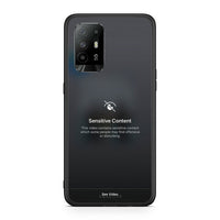 Thumbnail for Oppo A94 5G Sensitive Content θήκη από τη Smartfits με σχέδιο στο πίσω μέρος και μαύρο περίβλημα | Smartphone case with colorful back and black bezels by Smartfits