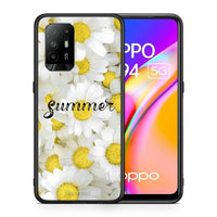Thumbnail for Θήκη Oppo A94 5G Summer Daisies από τη Smartfits με σχέδιο στο πίσω μέρος και μαύρο περίβλημα | Oppo A94 5G Summer Daisies case with colorful back and black bezels