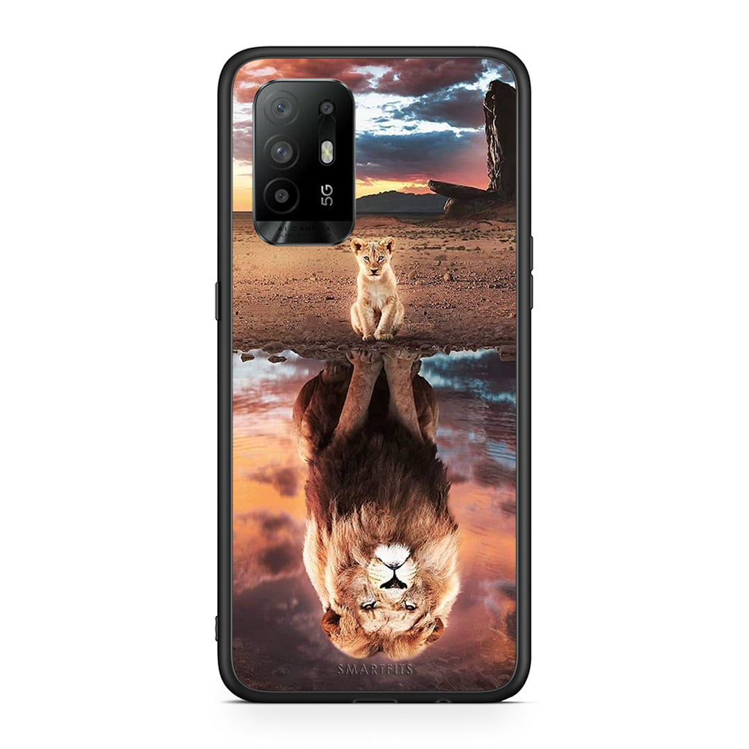 Oppo A94 5G Sunset Dreams Θήκη Αγίου Βαλεντίνου από τη Smartfits με σχέδιο στο πίσω μέρος και μαύρο περίβλημα | Smartphone case with colorful back and black bezels by Smartfits