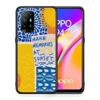 Thumbnail for Θήκη Oppo A94 5G Sunset Memories από τη Smartfits με σχέδιο στο πίσω μέρος και μαύρο περίβλημα | Oppo A94 5G Sunset Memories case with colorful back and black bezels