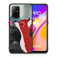 Thumbnail for Θήκη Oppo A94 5G Tod And Vixey Love 2 από τη Smartfits με σχέδιο στο πίσω μέρος και μαύρο περίβλημα | Oppo A94 5G Tod And Vixey Love 2 case with colorful back and black bezels