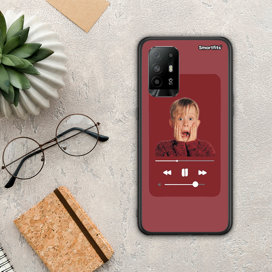 Xmas Alone Music - Oppo A94 5G / F19 Pro / Reno5 Lite θήκη