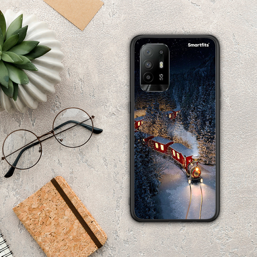 Xmas Train - Oppo A94 5G / F19 Pro / Reno5 Lite θήκη