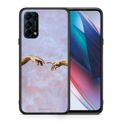 Θήκη Oppo Find X3 Lite / Reno 5 5G / Reno 5 4G Adam Hand από τη Smartfits με σχέδιο στο πίσω μέρος και μαύρο περίβλημα | Oppo Find X3 Lite / Reno 5 5G / Reno 5 4G Adam Hand case with colorful back and black bezels