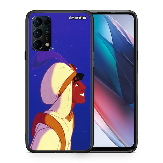 Θήκη Oppo Find X3 Lite / Reno 5 5G / Reno 5 4G Alladin And Jasmine Love 1 από τη Smartfits με σχέδιο στο πίσω μέρος και μαύρο περίβλημα | Oppo Find X3 Lite / Reno 5 5G / Reno 5 4G Alladin And Jasmine Love 1 case with colorful back and black bezels