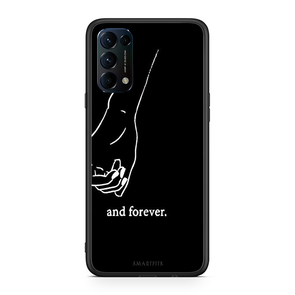 Oppo Find X3 Lite / Reno 5 5G / Reno 5 4G Always & Forever 2 Θήκη Αγίου Βαλεντίνου από τη Smartfits με σχέδιο στο πίσω μέρος και μαύρο περίβλημα | Smartphone case with colorful back and black bezels by Smartfits