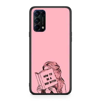 Oppo Find X3 Lite / Reno 5 5G / Reno 5 4G Bad Bitch θήκη από τη Smartfits με σχέδιο στο πίσω μέρος και μαύρο περίβλημα | Smartphone case with colorful back and black bezels by Smartfits