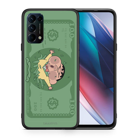 Θήκη Αγίου Βαλεντίνου Oppo Find X3 Lite / Reno 5 5G / Reno 5 4G Big Money από τη Smartfits με σχέδιο στο πίσω μέρος και μαύρο περίβλημα | Oppo Find X3 Lite / Reno 5 5G / Reno 5 4G Big Money case with colorful back and black bezels