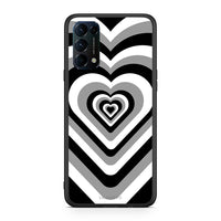 Thumbnail for Oppo Find X3 Lite / Reno 5 5G / Reno 5 4G Black Hearts θήκη από τη Smartfits με σχέδιο στο πίσω μέρος και μαύρο περίβλημα | Smartphone case with colorful back and black bezels by Smartfits
