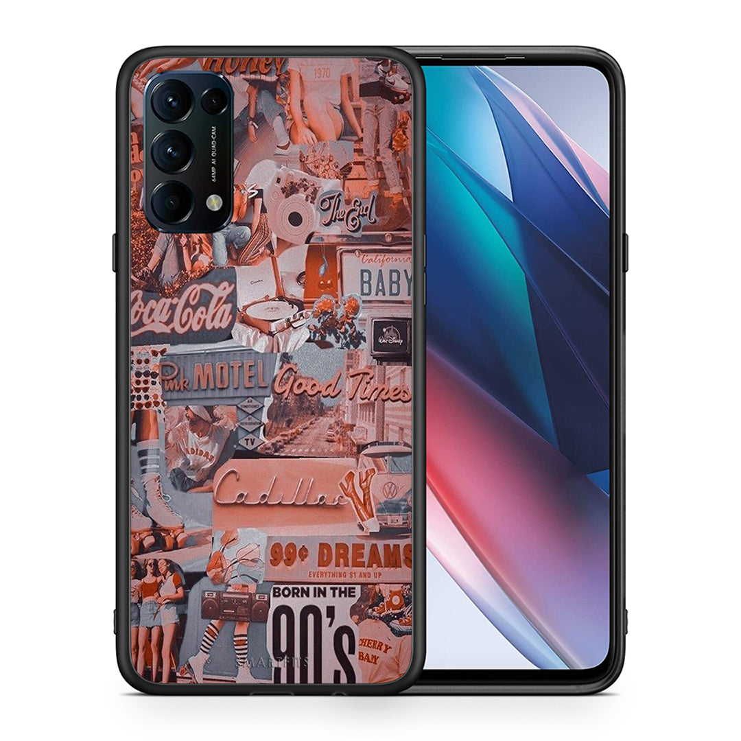 Θήκη Oppo Find X3 Lite / Reno 5 5G / Reno 5 4G Born In 90s από τη Smartfits με σχέδιο στο πίσω μέρος και μαύρο περίβλημα | Oppo Find X3 Lite / Reno 5 5G / Reno 5 4G Born In 90s case with colorful back and black bezels