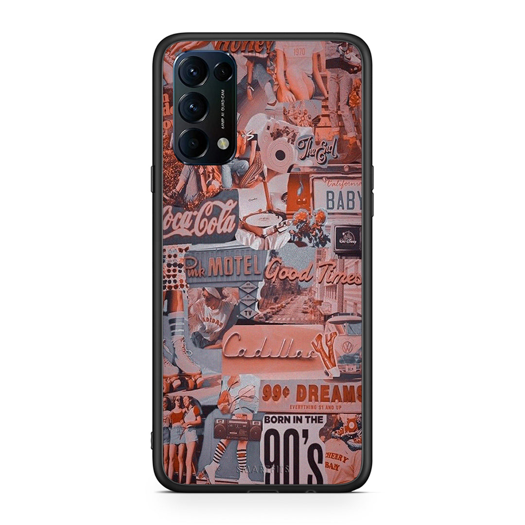 Oppo Find X3 Lite / Reno 5 5G / Reno 5 4G Born In 90s θήκη από τη Smartfits με σχέδιο στο πίσω μέρος και μαύρο περίβλημα | Smartphone case with colorful back and black bezels by Smartfits
