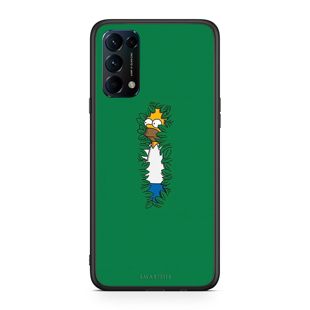 Oppo Find X3 Lite / Reno 5 5G / Reno 5 4G Bush Man Θήκη Αγίου Βαλεντίνου από τη Smartfits με σχέδιο στο πίσω μέρος και μαύρο περίβλημα | Smartphone case with colorful back and black bezels by Smartfits