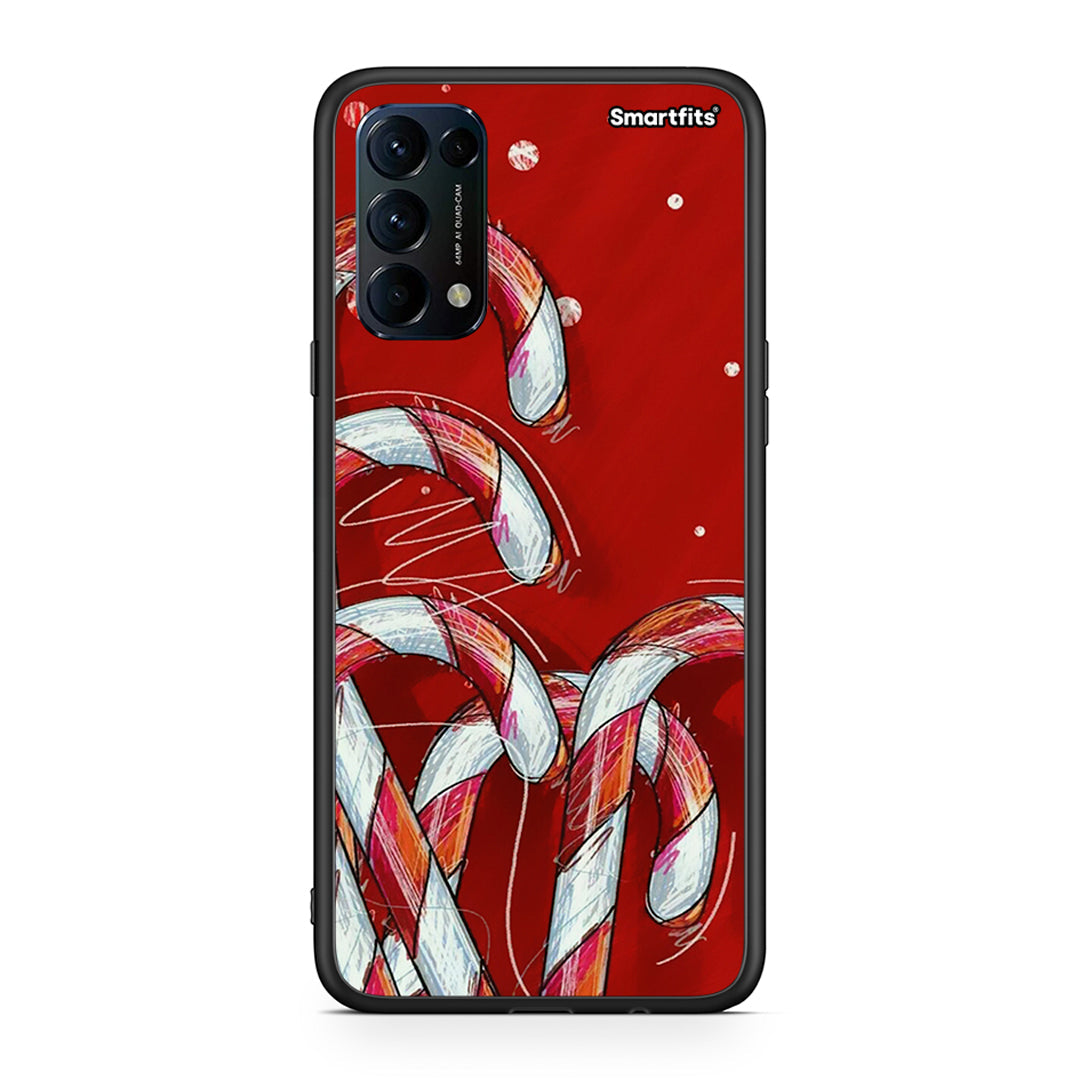 Candy Cane - Oppo Find X3 Lite / Reno 5 5G / Reno 5 4G θήκη