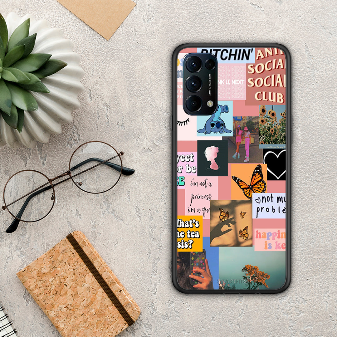 Collage Bitchin - Oppo Find X3 Lite / Reno 5 5G / Reno 5 4G θήκη