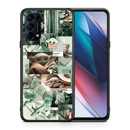Θήκη Αγίου Βαλεντίνου Oppo Find X3 Lite / Reno 5 5G / Reno 5 4G Collage Dude από τη Smartfits με σχέδιο στο πίσω μέρος και μαύρο περίβλημα | Oppo Find X3 Lite / Reno 5 5G / Reno 5 4G Collage Dude case with colorful back and black bezels