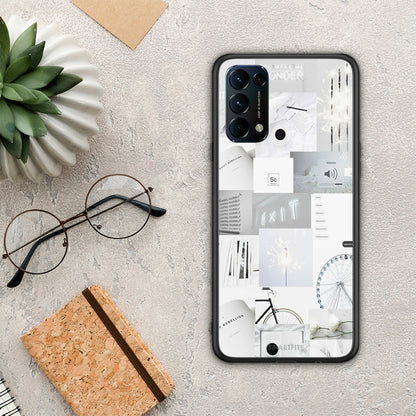 Collage Make Me Wonder - Oppo Find X3 Lite / Reno 5 5G / Reno 5 4G θήκη