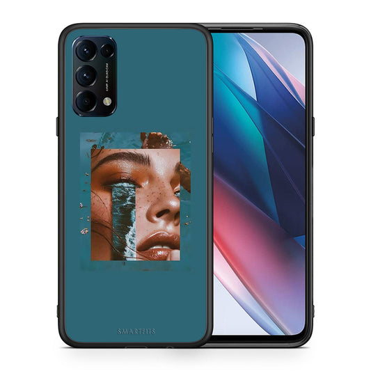 Θήκη Oppo Find X3 Lite / Reno 5 5G / Reno 5 4G Cry An Ocean από τη Smartfits με σχέδιο στο πίσω μέρος και μαύρο περίβλημα | Oppo Find X3 Lite / Reno 5 5G / Reno 5 4G Cry An Ocean case with colorful back and black bezels