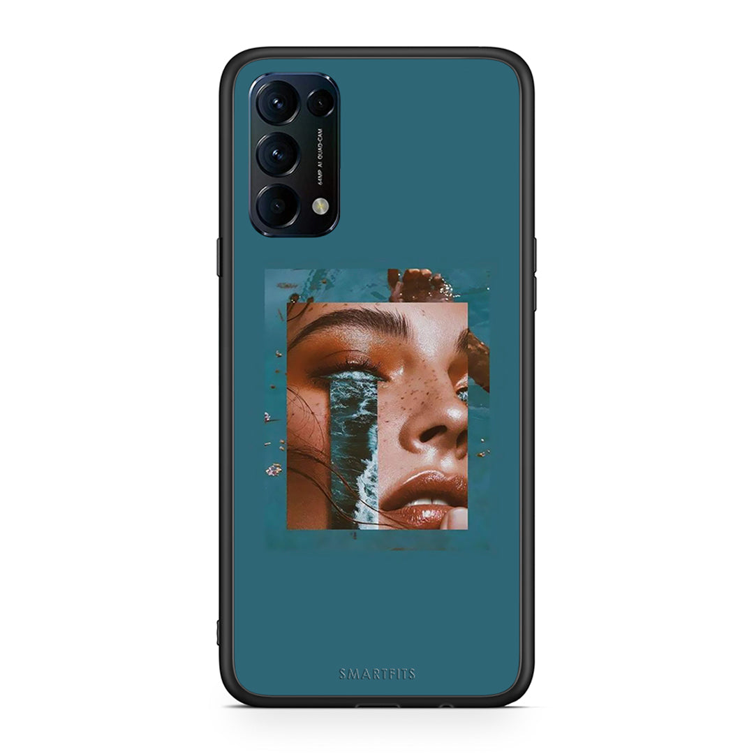 Oppo Find X3 Lite / Reno 5 5G / Reno 5 4G Cry An Ocean θήκη από τη Smartfits με σχέδιο στο πίσω μέρος και μαύρο περίβλημα | Smartphone case with colorful back and black bezels by Smartfits
