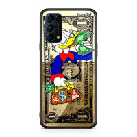 Thumbnail for Oppo Find X3 Lite / Reno 5 5G / Reno 5 4G Duck Money θήκη από τη Smartfits με σχέδιο στο πίσω μέρος και μαύρο περίβλημα | Smartphone case with colorful back and black bezels by Smartfits
